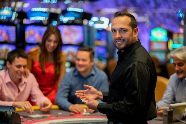 Mobile app showing live blackjack table layout